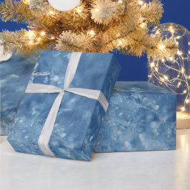 Jul snöflingor och is papper presentpapper