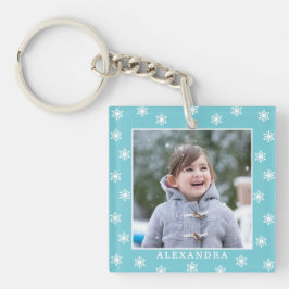 Jul Snöflingor Photo Namn Blue