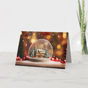 Jul Snöglob Helgkort