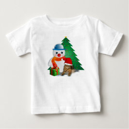 Jul Snögubbe Cotton Baby Shirt Tee Shirt