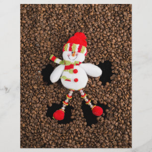 Jul snögubbe dekoration reklamblad