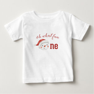 Jul Snögubbe första födelsedag Baby T Shirt