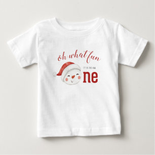 Jul Snögubbe, första födelsedag T Shirt