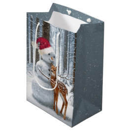 Jul Snögubbe Hugger en Fawn