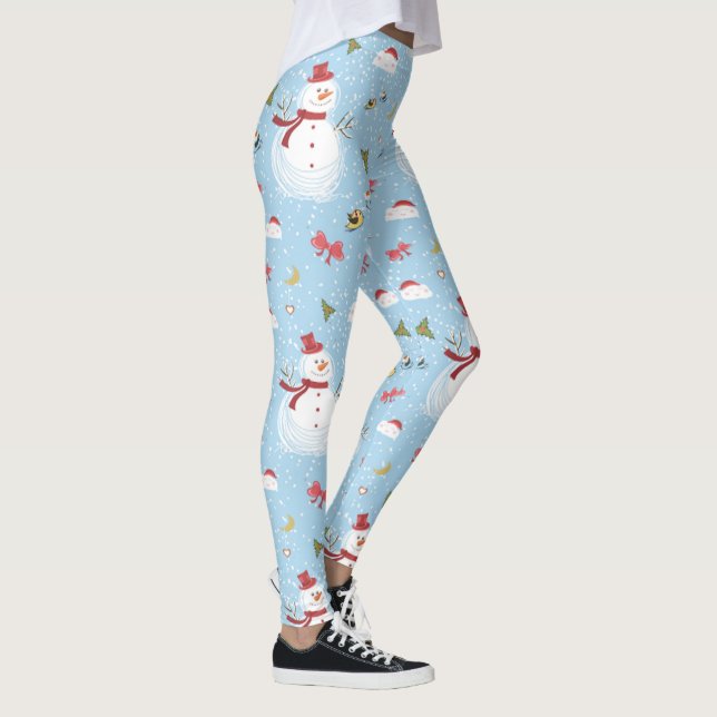 Jul Snögubbe Leggings (Höger)