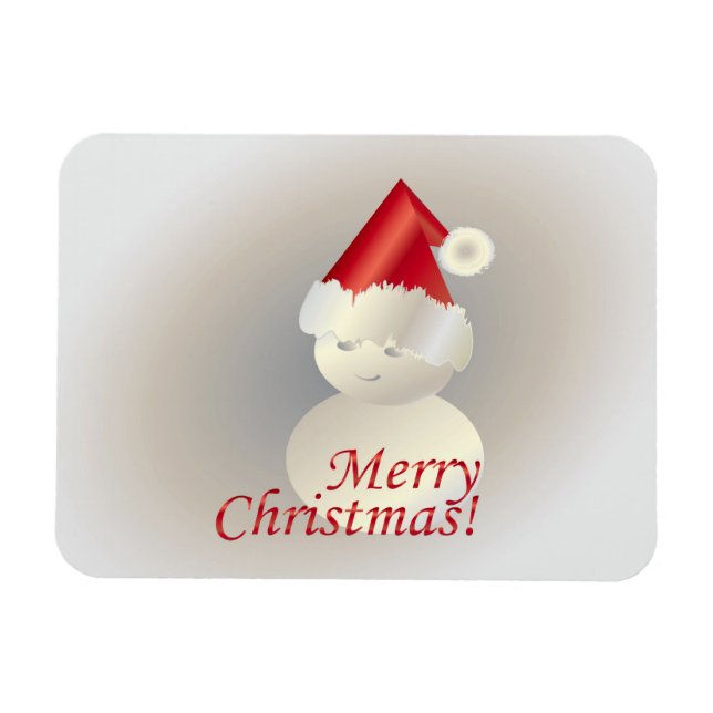 Jul Snögubbe Magnet (Horisontell)