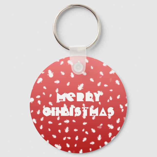 Jul Snögubbe Nyckelring (Framsida)