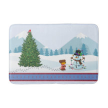 Jul Snögubbe och marionett