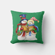 Jul Snögubbe Pillow