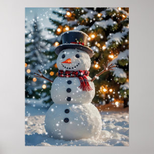 Jul Snögubbe Poster