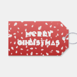 Jul Snögubbe Presentetikett