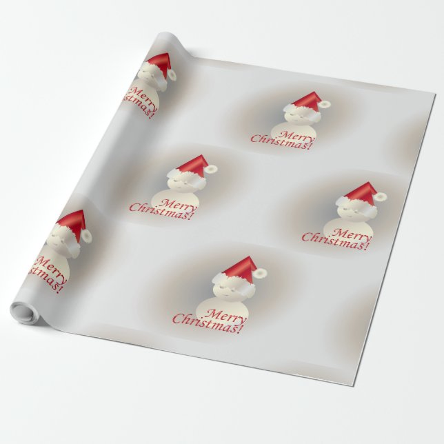 Jul Snögubbe Presentpapper (Utrullad)