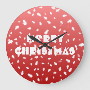 Jul Snögubbe Stor Klocka