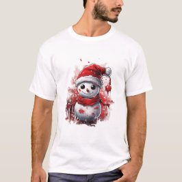 Jul snögubbe t shirt