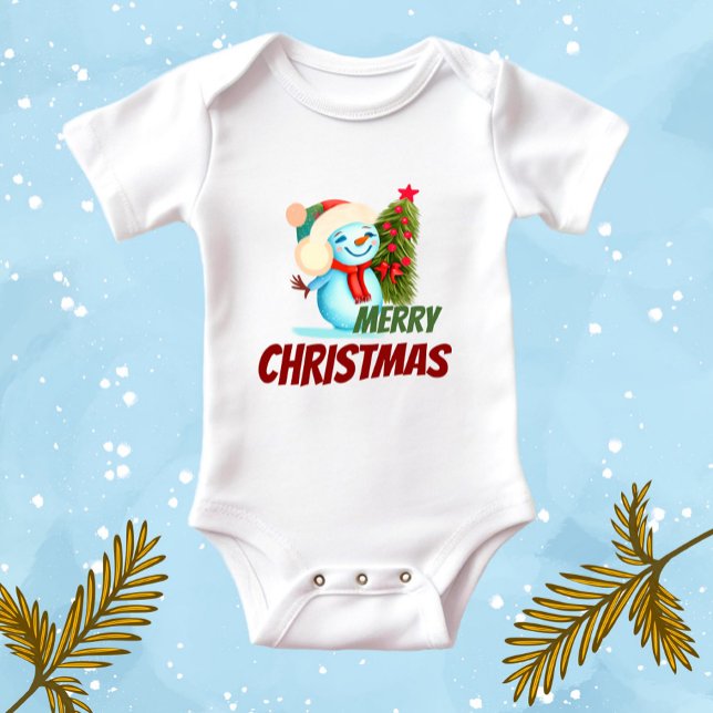 Jul snögubbe t shirt (Skapare uppladdad)