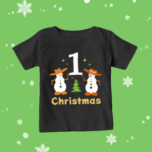 Jul snögubbe t shirt