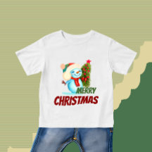 Jul snögubbe