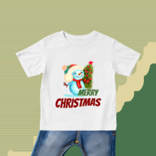 Jul snögubbe t shirt