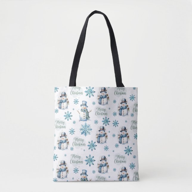 Jul Snögubbe Tygkasse (Framsida)