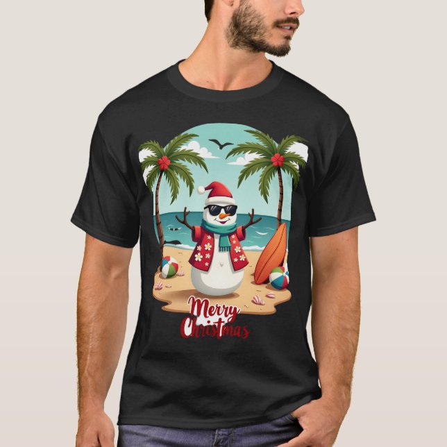 jul Snömannen (1) T Shirt (Framsida)