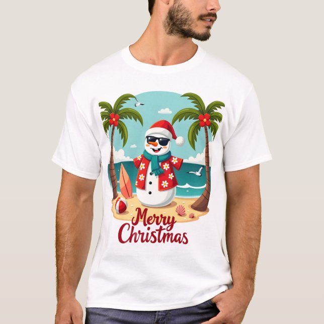 jul Snömannen (1) T Shirt (Framsida)