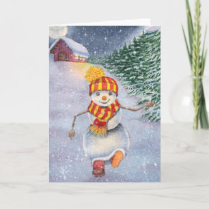 Jul snömannen går kort