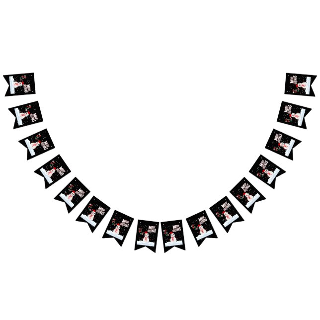 Jul Snömannen Girlang Banner Vimplar (Alla)