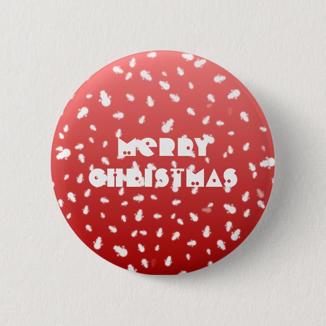 Jul Snömannen Knapp (Framsida)