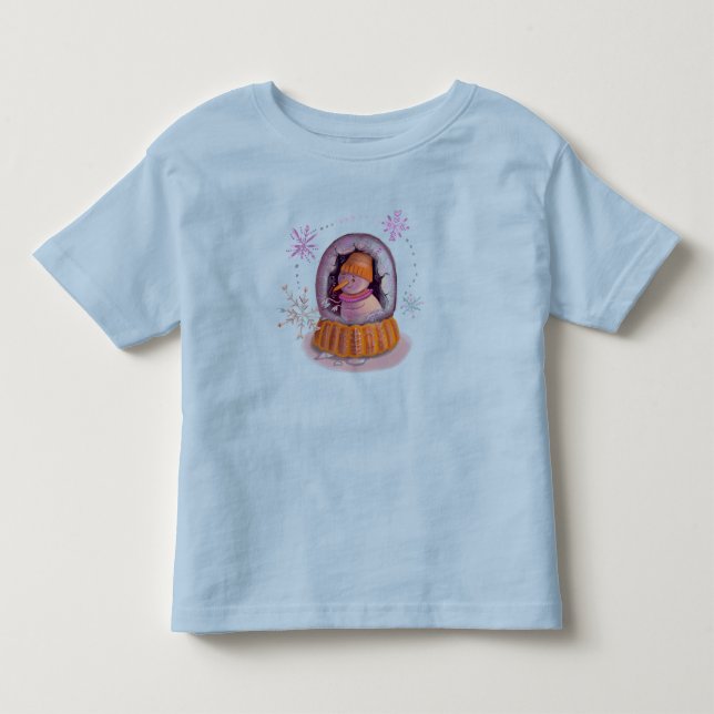 jul snömannen t shirt (Framsida)