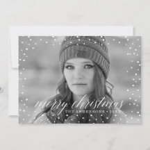 Jul Snööverlägg Två Fotokort