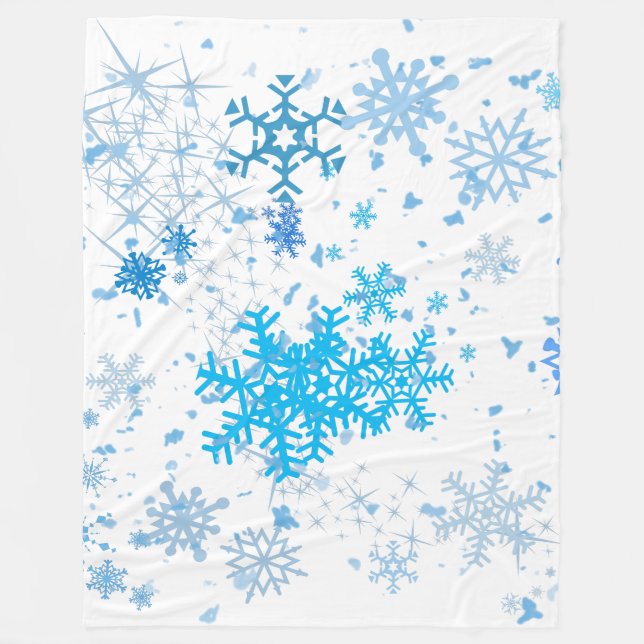 Jul Snowfall Fleecefilt (Framsidan)