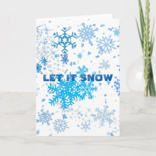 Jul Snowfall Helgkort