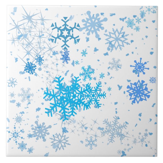 Jul Snowfall Kakelplatta (Framsidan)