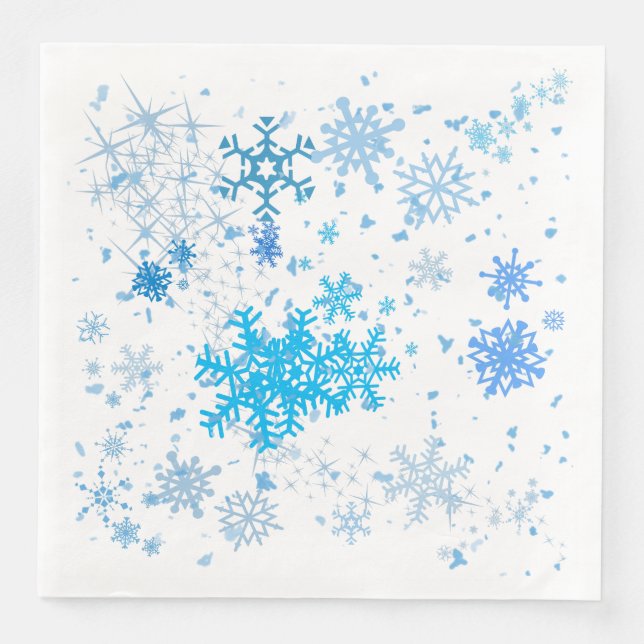 Jul Snowfall Pappersservett (Framsida)