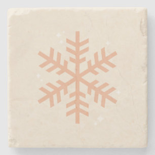 Jul Snowflake Beige Stenunderlägg