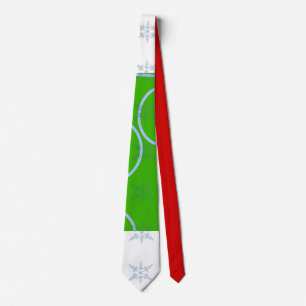 Jul Snowflake Cheer Neck Tie Slips