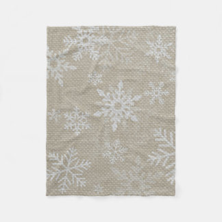 Jul Snowflake Fleece Blanket