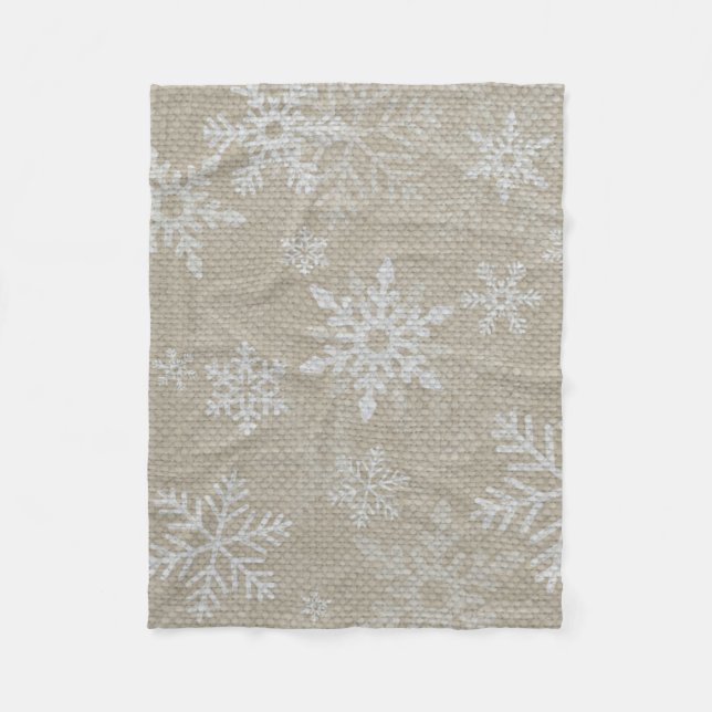 Jul Snowflake Fleece Blanket (Framsidan)