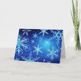 Jul Snowflake Helgkort
