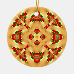 Jul Snowflake Julgransprydnad Keramik