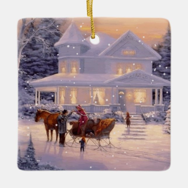 Jul Snowflake Ornament (Framsida)