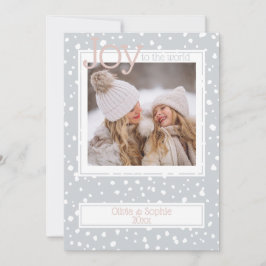 Jul Snowflake Pewter Grått Photo Ram