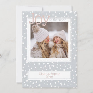 Jul Snowflake Pewter Grått Photo Ram