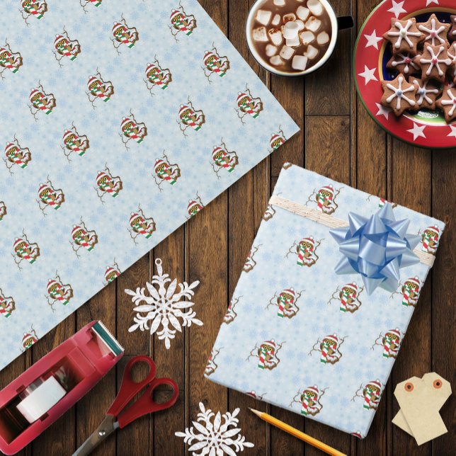 Jul Snowflake Uggla Presentpapper (Skapare uppladdad)