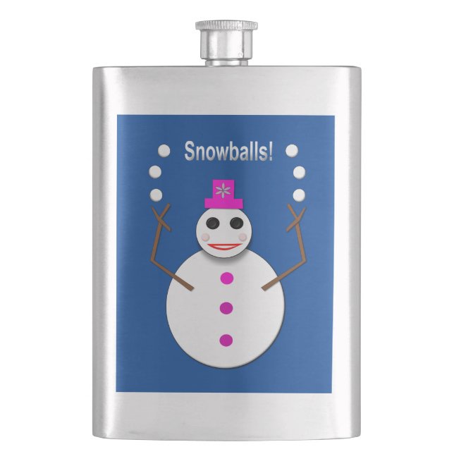Jul SnowLady Juggling Snowbony Funny Fickplunta (Framsidan)