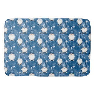 Jul Snowy Blue Bath Mat Badrumsmatta