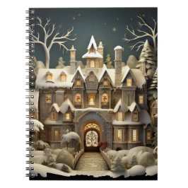 Jul Snowy Manor Storybook Wonderland Anteckningsbok