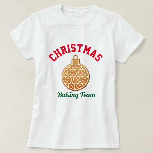 Jul som bakar laget t-shirt (Design framsida)