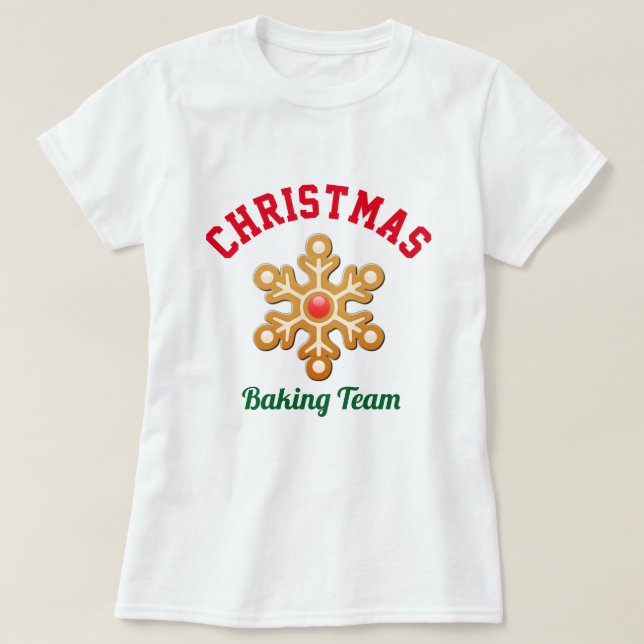 Jul som bakar laget t shirt (Design framsida)