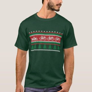 Jul som cyklar T-skjortan T Shirt